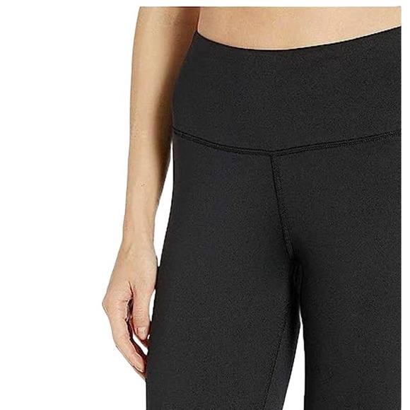 Bebe leggings with gold striping down legs classic Bebe logo repeated - Picture 1 of 9